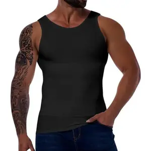 Men's Tops Abdomen Shaper Men's High Stretch Shaper Vest Men's Shaper Men's Vest