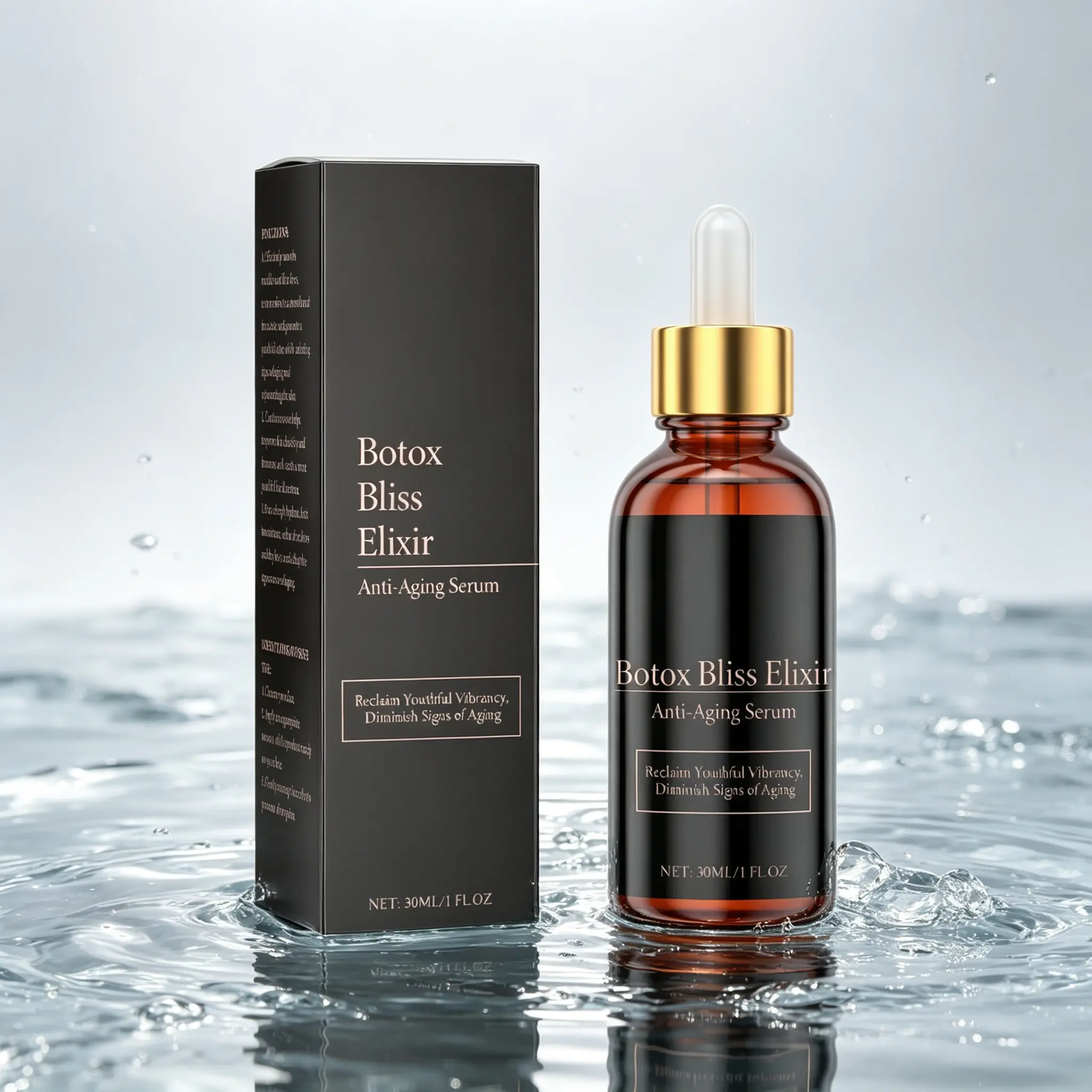Reclaim Youthful Vibrancy – Botox Bliss Elixir Anti-Aging Serum 30ml – Diminishes Fine Lines & Wrinkles – Firms, Tightens & Hydrates – Daily Anti-Aging Face Serum