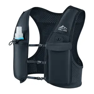 Unisex Lightweight Running Vest with Storage Pockets and Hydration Bladder Breathable Adjustable for Runners Cyclists Walking Exercise  Men&Women Sport