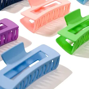 Rectangle, 4 inch, Claw Style Hair Clip