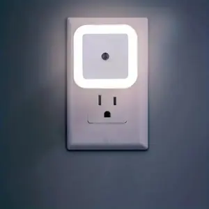 1pc Rectangle Form Motion-Sense LED Night Light, 0.5W Power USB-Powered Lamp with Auto-On/Off Intelligent Induction for Home & Festive Decorations