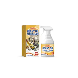 Heavy Oil Stain Cleaner, Kitchen Grease Cleaner, 1 Count Oil Stain Cleaner Spray, Stain Remover, Household Cleaning Product for Kitchen Stove, Range Hood