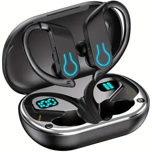 Wireless Bluetooth Earbuds 120H Playtime Bluetooth 5.3 Ear Buds for Sports, Hi-fi Stereo Earphones with LED Display Charging Case, Headphones for Running/Workout Audifonos Bluetooth inalambricos