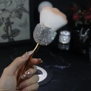 Rose Shaped Makeup Brush Set, Soft Bristles Powder Brush, Mixed Beauty Tool Includes Blush & Contour Brushes for Ideal Makeup Effects