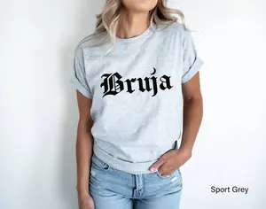 Bruja T-Shirt, Funny Halloween Shirt For Women, Witch Shirt, Fall Shirt For Girls, Spooky Seaason Tshirt, Witchy Gifts For Her, Bella Canvas 3001