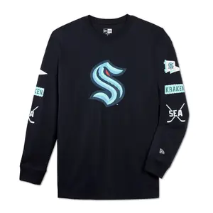 Seattle Kraken New Era Primary Long Sleeve Tee