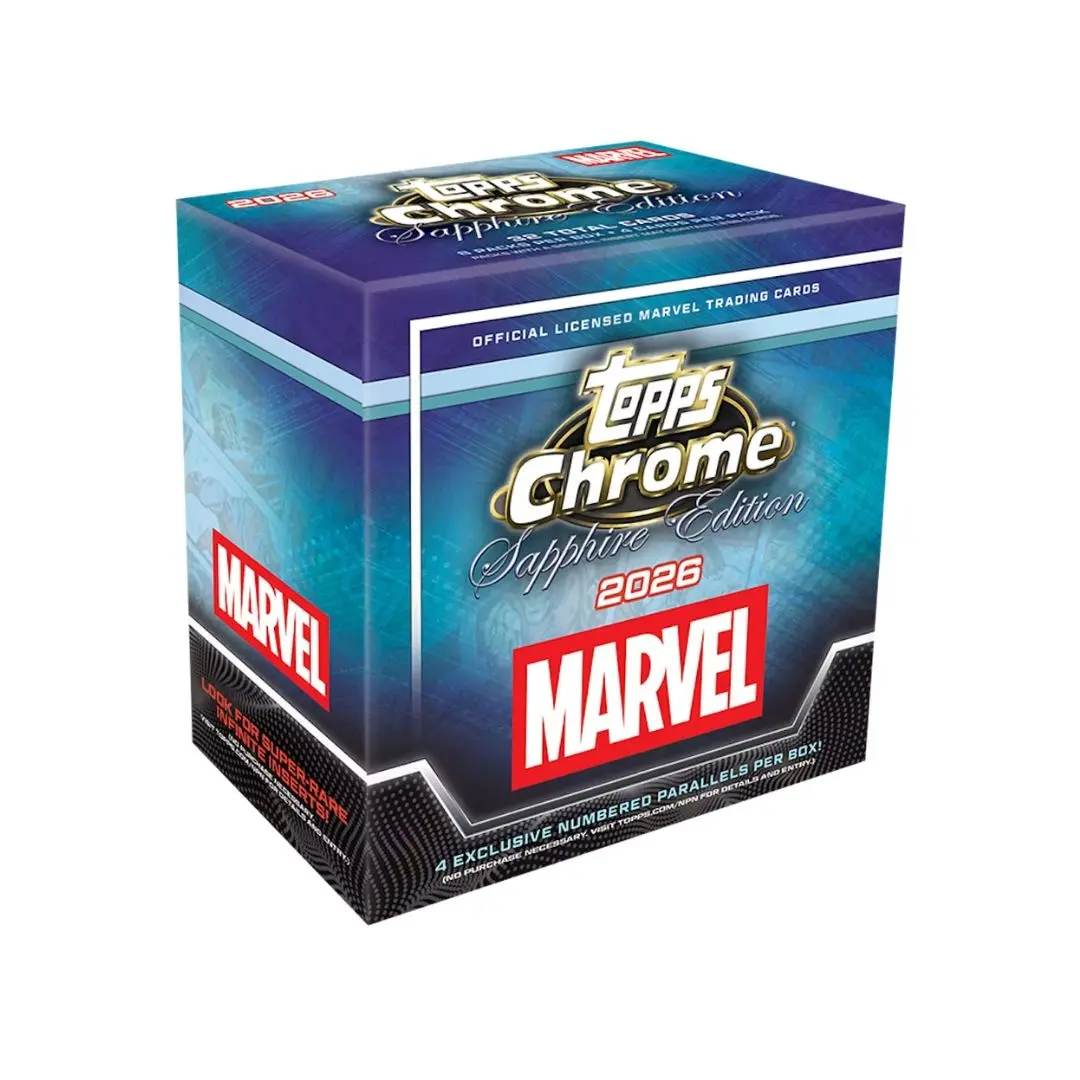 2026 Topps Chrome Marvel Comics Sapphire Edition