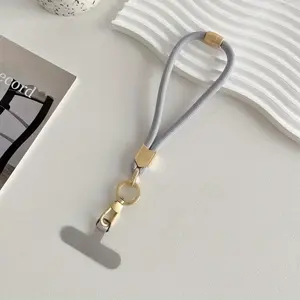 Adjustable Phone Lanyard, Short Phone Wrist Strap and Phone Strap, Universal Phone Charm for Women and Men, Phone Accessory for Camera, Earphone, USB Disk, Backpack and Keys