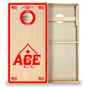 ACE Zone - Red - Cornhole Board Set - Intermediate