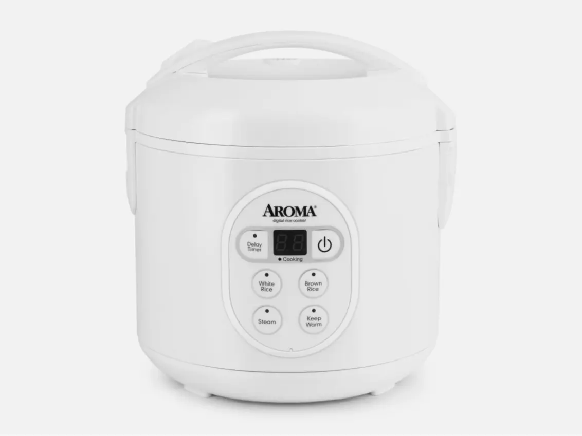 Aroma 8-Cup (Cooked) / 2Qt. Digital Rice & Grain Multicooker