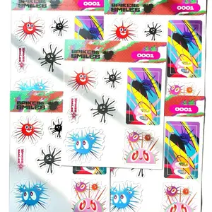 Spikes & Smiles Sticker Sheet 0001