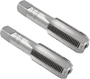 2 count Metric Machine Tap M18 x 1.5mm, HSS Machine Right Hand Thread Tap for Machinist Repair DIY