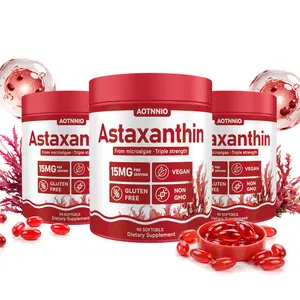 Premium Astaxanthin 15mg — Natural Eye Antioxidant Supplement  90 Softgels