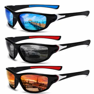 3 Pack Polarized Sports Sunglasses, UV400 Protection Wrap Around Sunglasses for Running, Cycling, Fishing, Driving & Outdoor Sports