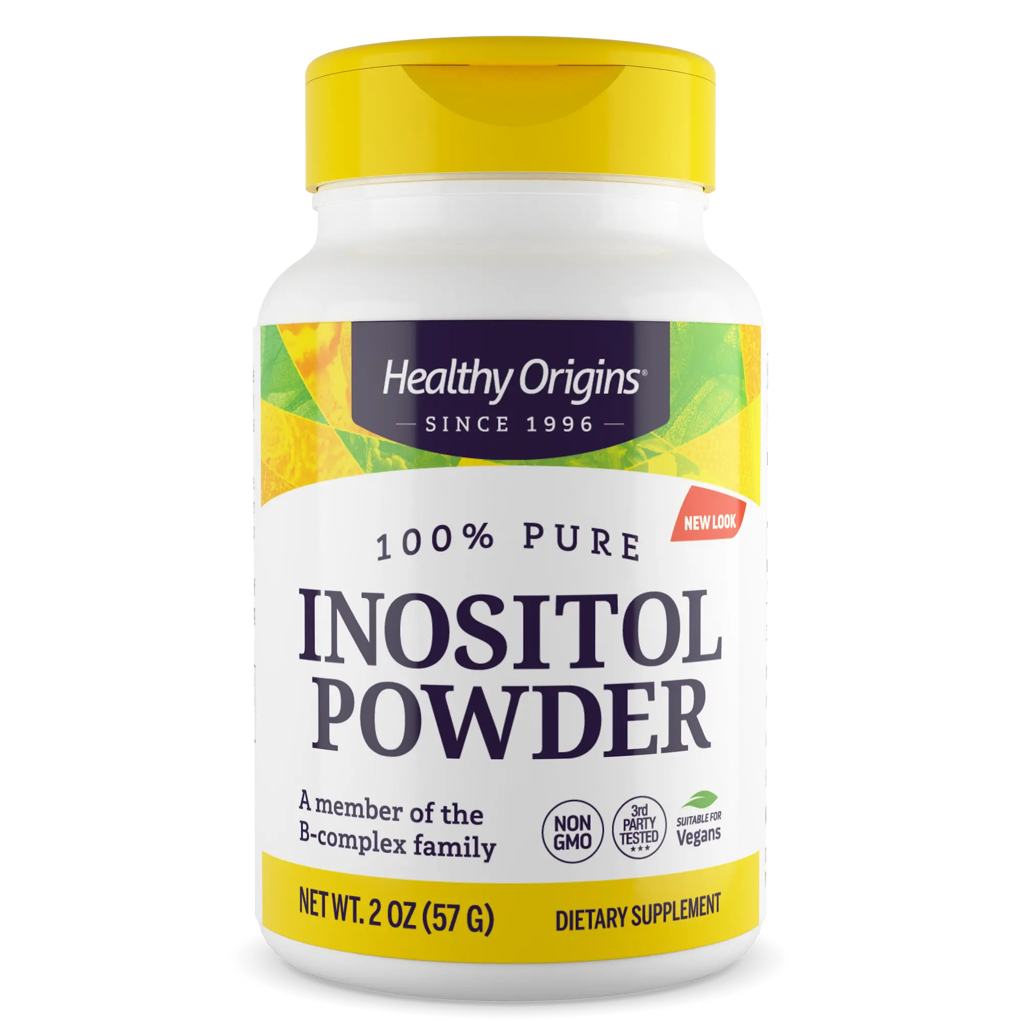 Healthy Origins - Inositol Powder Vitamin B8 Powder Dietary Supplement - Part of The B Complex Family - 4 Sizes