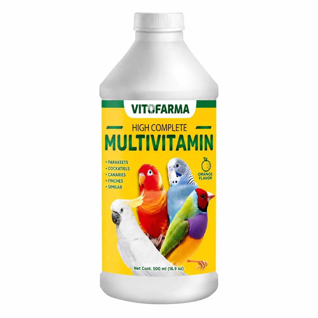 Vitofarma Complete Bird Multivitamin Liquid B12 | 16.9 oz (500 mL)