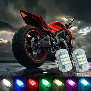 4/8Pcs Wireless LED Strip Lights with Remote Control, Multi-Color USB Charging High Brightness LED Light Strips Suitable for Home Party Decoration, Mood Enhancement & Festival Gift, Christmas Essentials