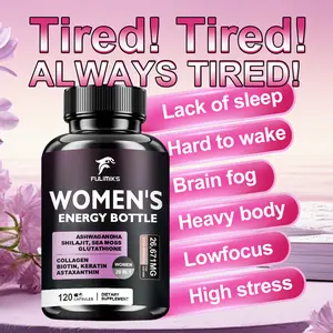 Women's Pills Supplements with Sea Moss, Shilajit, Ashwagandha, Women's Health- 120 Capsules