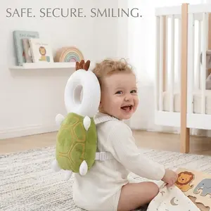Baby Head Protection Backpack, Toddler Walking Head Protector, Adjustable Head Protector Pad Safety Cushion