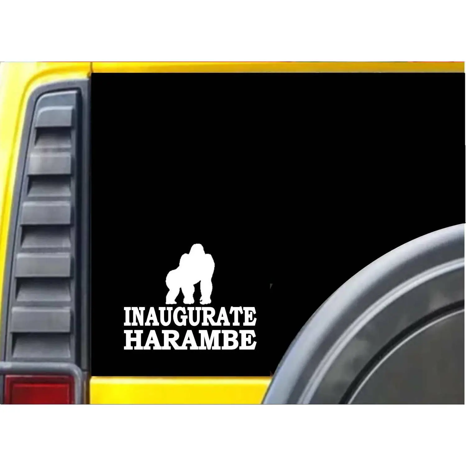 Inaugurate Harambe K726 6 Inch gorilla sticker decal