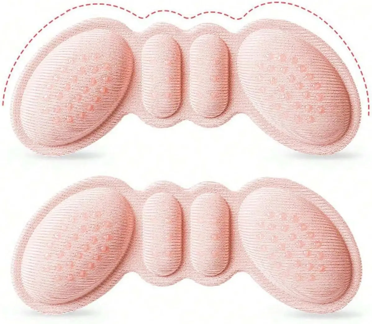 LZDJTQ 8 Pairs Heel Cushions for Loose Shoes Blister Protection Soft Anti Slip Heel Grips Inserts for Shoes Too Big Foot Pain Relief Comfort Insoles Sneaker Boot High Heel Heel Pads