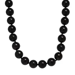 Shungite 540.00 ctw Necklace in Platinum Bond 20 Inches Christmas Gifts