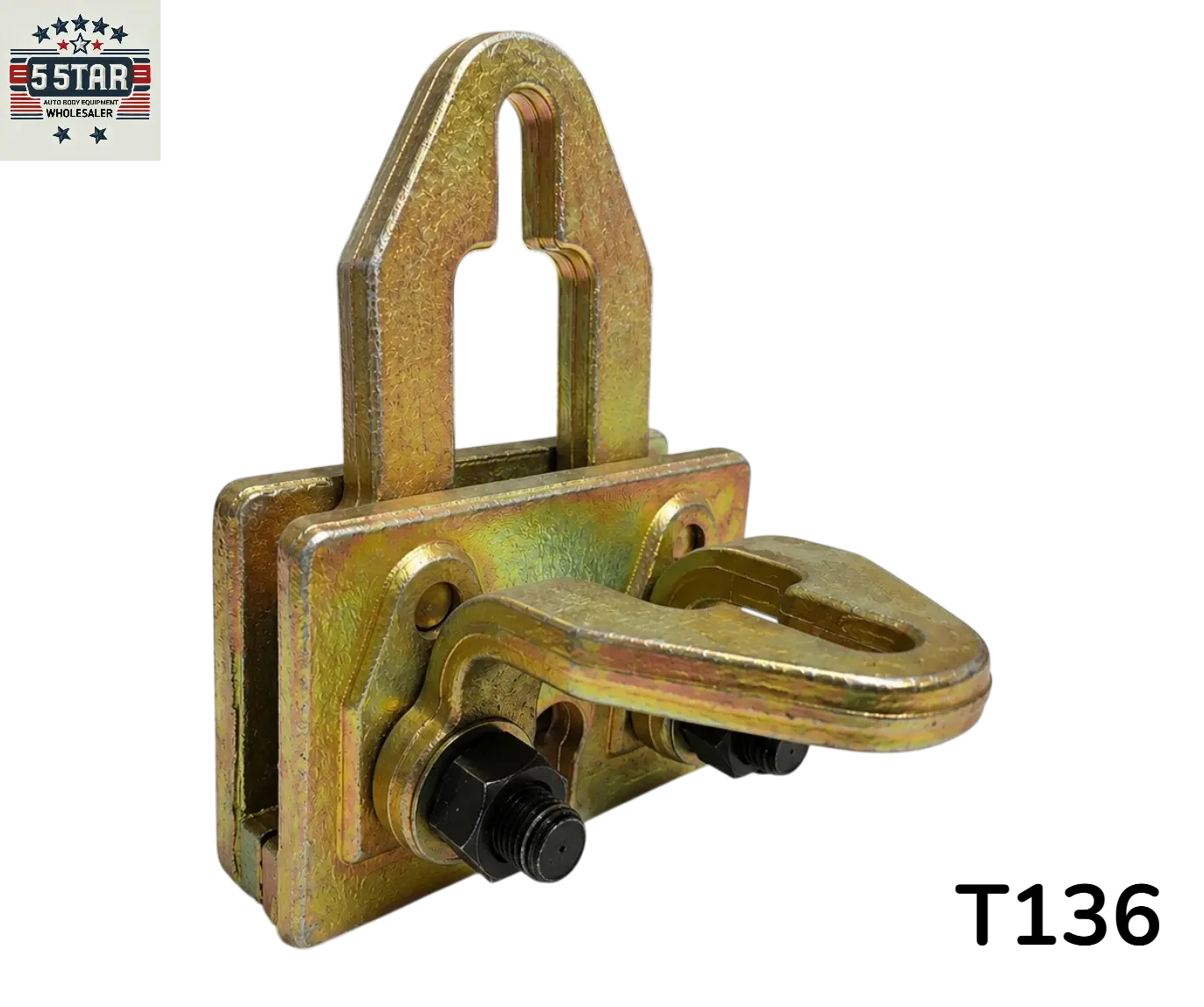 5 Ton Right Angle Auto Body Frame Machine Repair Pull Pulling Clamp Frame Repair