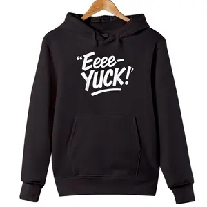 Eeee-Yuck! Hoodie, Casual Street Style Fleece Fabric Pullover Hoodie for Fall & Winter
