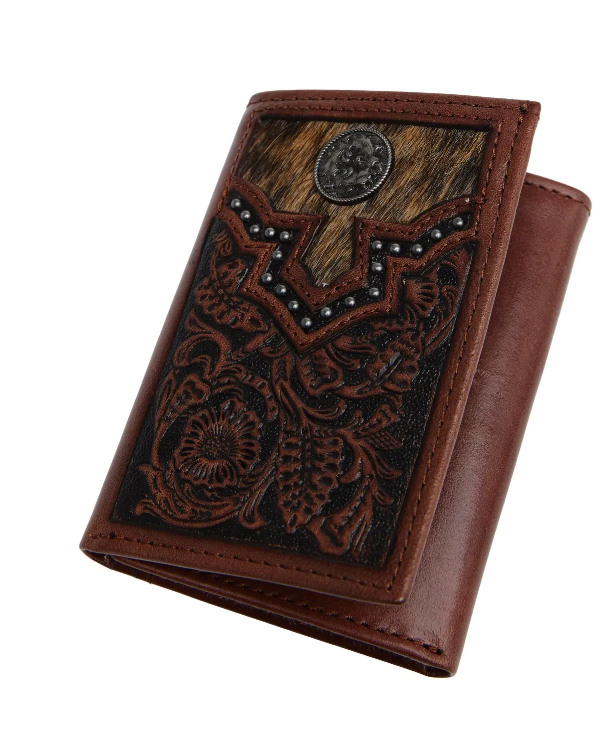 Cody James Men's Men'S Hair-On Trifold Wallet - 2013770Wp