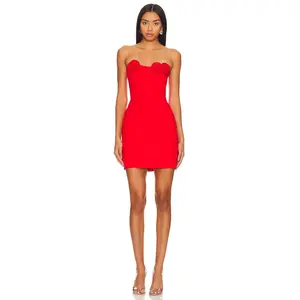 Amanda Uprichard X REVOLVE Sabine Mini Dress in Crimson Amanda Uprichard X REVOLVE Sabine Mini Dress in Crimson