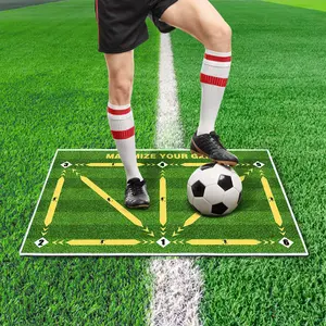 Football Soccer Control Training Mat, Digital Guidance Design, Stable Quiet Trainer, Lawn Design, Daily Training, Christmas Gift, New Year Gift