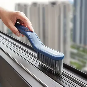1PC Bathroom crevice brush, bathroom kitchen fine seam brush, cleaning brush, multifunctional window crevice groove dust brush, hard brush