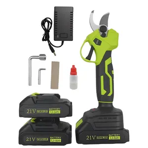 Wireless Tree Trimmer 21V Li-Ion Portable Lightweight Pruning Tool for Garden with 2 Batteries Rechargeable Branches Fruit Tree Cutting Supplier Warranty