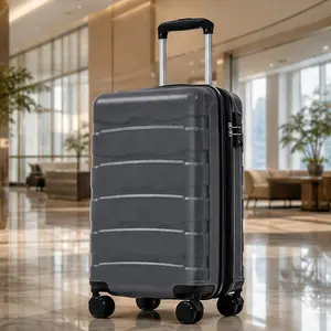 ARCH 20 Inch Hardshell ABS Carry On Luggage, Expandable Travel Suitcase with Spinner Wheels, TSA Lock, Scratch-Resistant Honeycomb Texture, Lightweight Durable Suitcase for Business Trips and Weekend Getaways, Gray, Gray Color Options