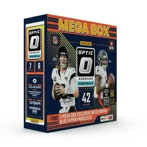 2024 NFL Donruss Optic Mega Box Blue Hyper
