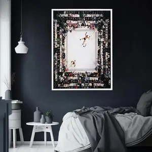 Muhammad Ali Knockout Victory, Muhammad Ali Poster, Muhammad Ali Print, Muhammad Ali Wall Art, Vintage Sport Poster, Vintage Boxing Poster