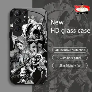 Suitable for [Galaxy S24 Ultra] Jesus New stylish high quality glass protective case affordable anti-drop anti-fingerprint 995