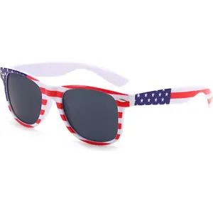 EyeconicFinds American Flag Sunglasses,4th of July Decorations Patriotic Party Favors Memorial Day USA Sunglasses B0194