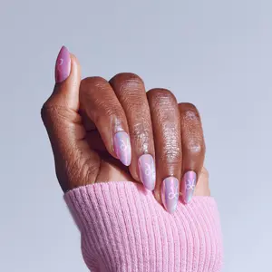 KISS Glam Embellished Press-On Glue Nails - Crystal Pop Nail Art Decorations for Beauty & Personal Care