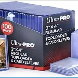 3”x4” Regular Toploader & Card Sleeves - 100ct.