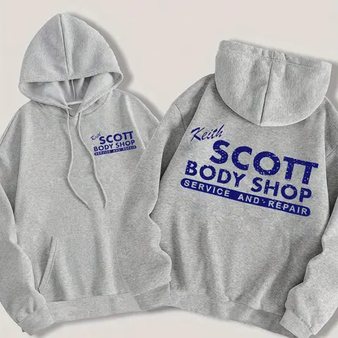Women's Casual Hooded Drawstring Pullover with Fun Letter Print, Loose Fit Sweatshirt for All Seasons, Thick Fabric for Everyday Wear, Womenswear, Casual Print Hoodie, Letter Printed Hoodie