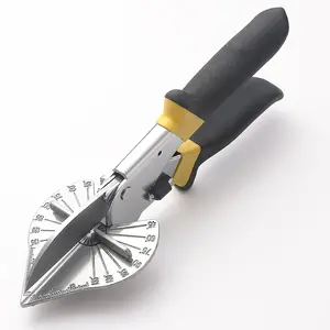 Angle Miter Shears for Wood Trim Molding, Angle Hand Tool, at 45 To 135 Degree, for Cutting, PVC, Trunking, Vinyl, Quarter Round, No Blade