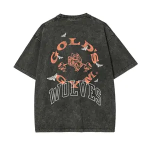 Sport Gold Gym Oversized Tee Oversize Unisex Washed T-Shirt for Women and Men's Unisex Fit Batik Cotton Oversize Streetwear Menswear  Super Soft Pre-Shrunk