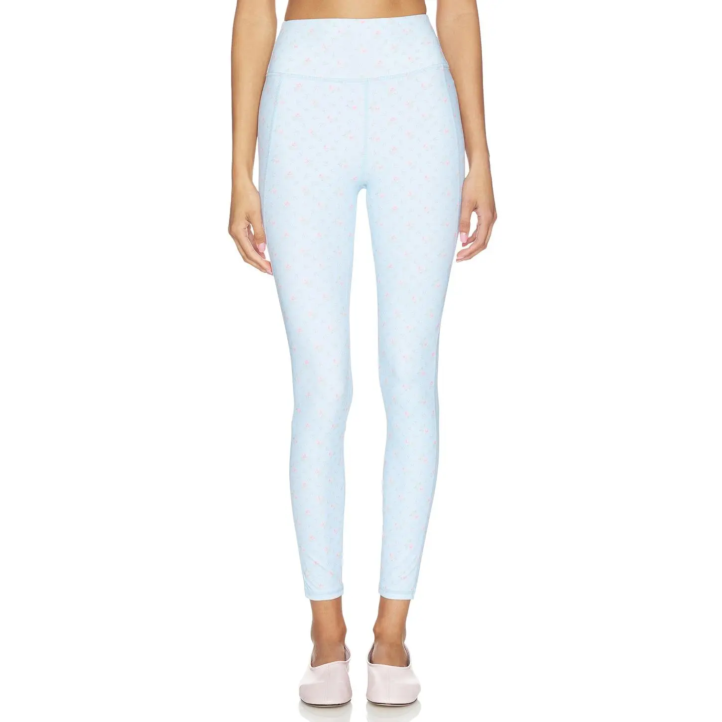 LoveShackFancy Highland Legging in Chapparal Blue
