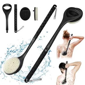 Shower back massage brush, Exfoliating Back Scrubber, Shower Bath Tool, can be used for showering, back massage, exfoliation, and improving skin health for people with limited arm mobility,Suitable for men, women, young and old.