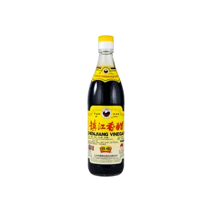 HENGSHUN Zhenjiang Vinegar 550ml - Authentic Chinese Black Vinegar for Cooking & Dipping