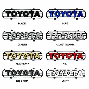 Grille Letters for 2016-2024 Tacoma TRD Pro Style Grill Colors