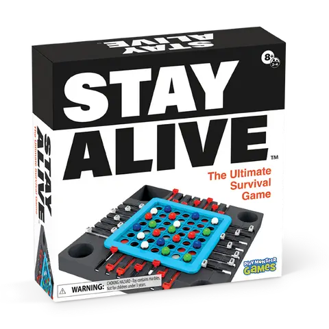 Stay Alive Board Game - Family Game Night, Strategic Game Play, Retro Board Games, The Ultimate Survival, Multi-Player, for Kids, Ages 8+