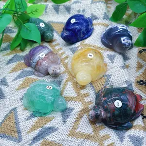 Natural Crystal Turtles- Pick Different Options- Colorful Crystal Turtles