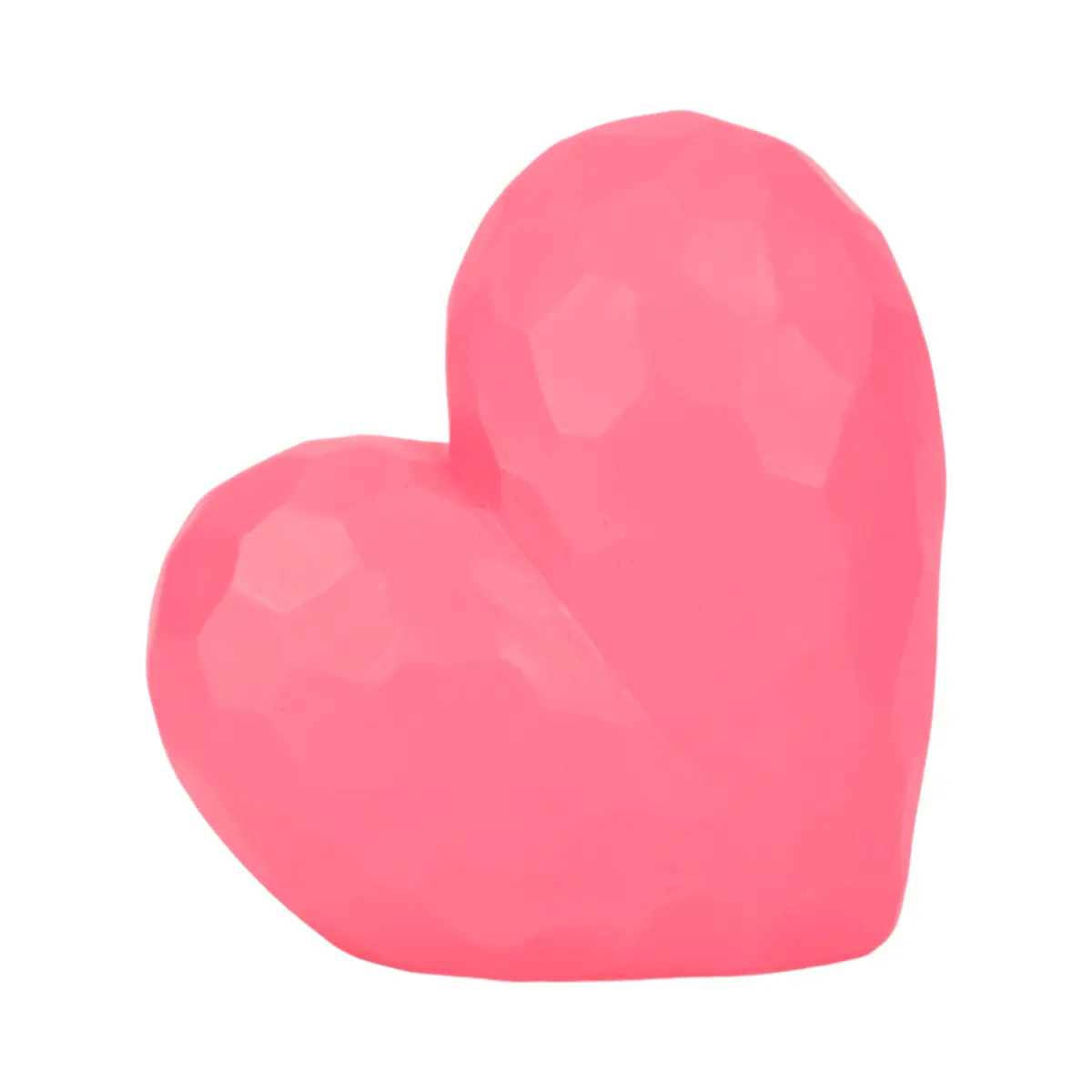 212 MAIN 9 in. High-Quality Resin Pink Heart-Shaped Love Symbol Figurine, Home Decor Ornament, Indoor Statues & Bobbleheads for Living Spaces, 9 Inches, Figurines, Statues & Bobbleheads